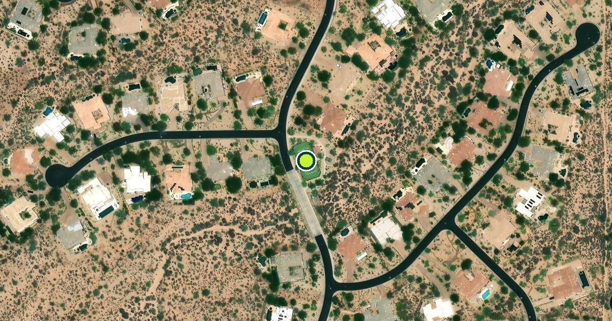 Satellite view of Scottsdale Pickleball Courts