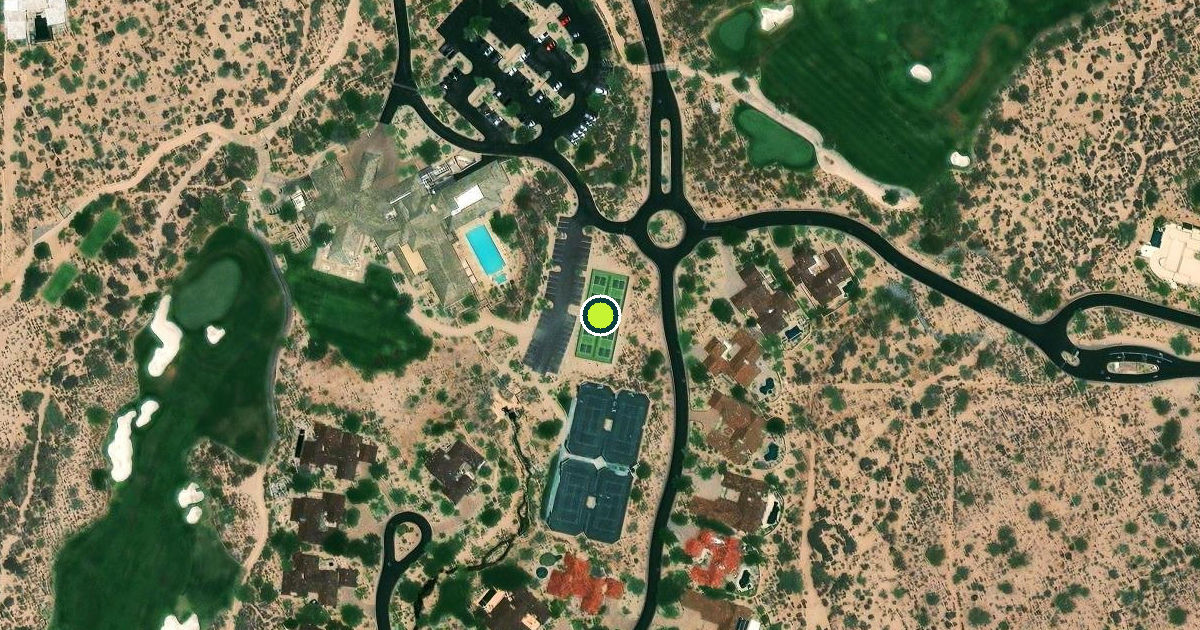 Satellite view of Scottsdale Pickleball Courts