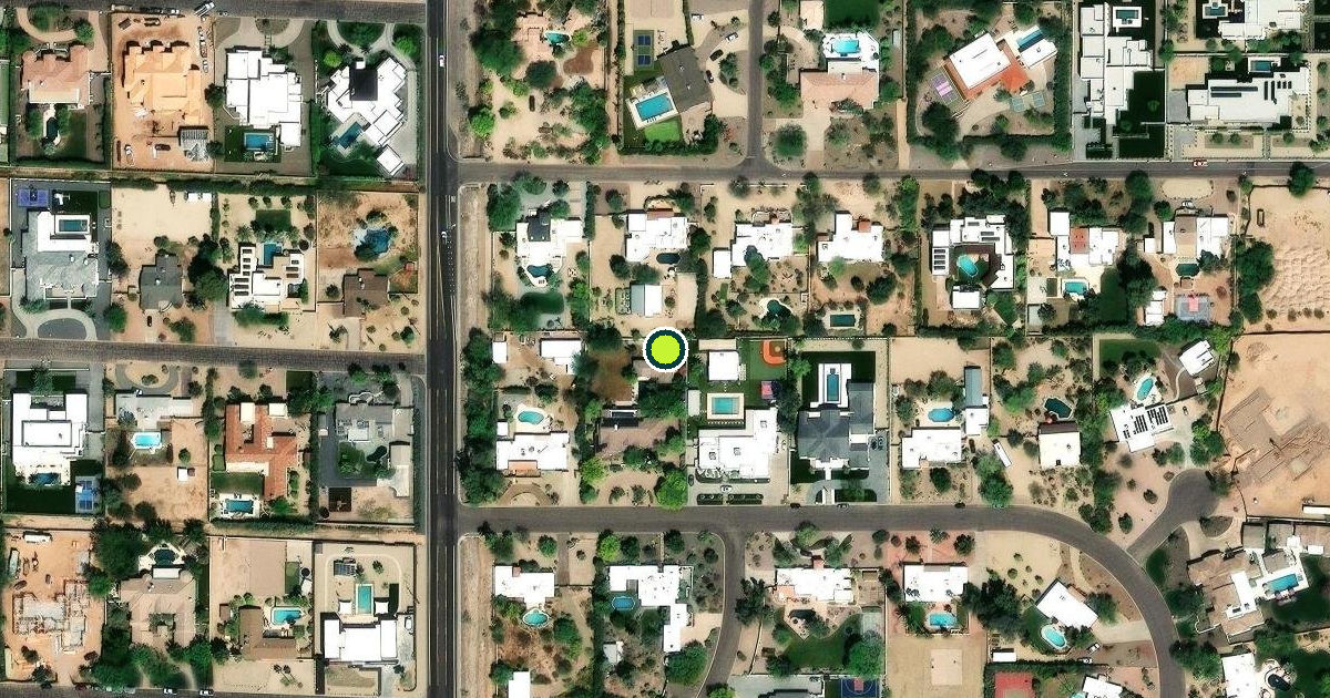 Satellite view of Scottsdale Pickleball Courts