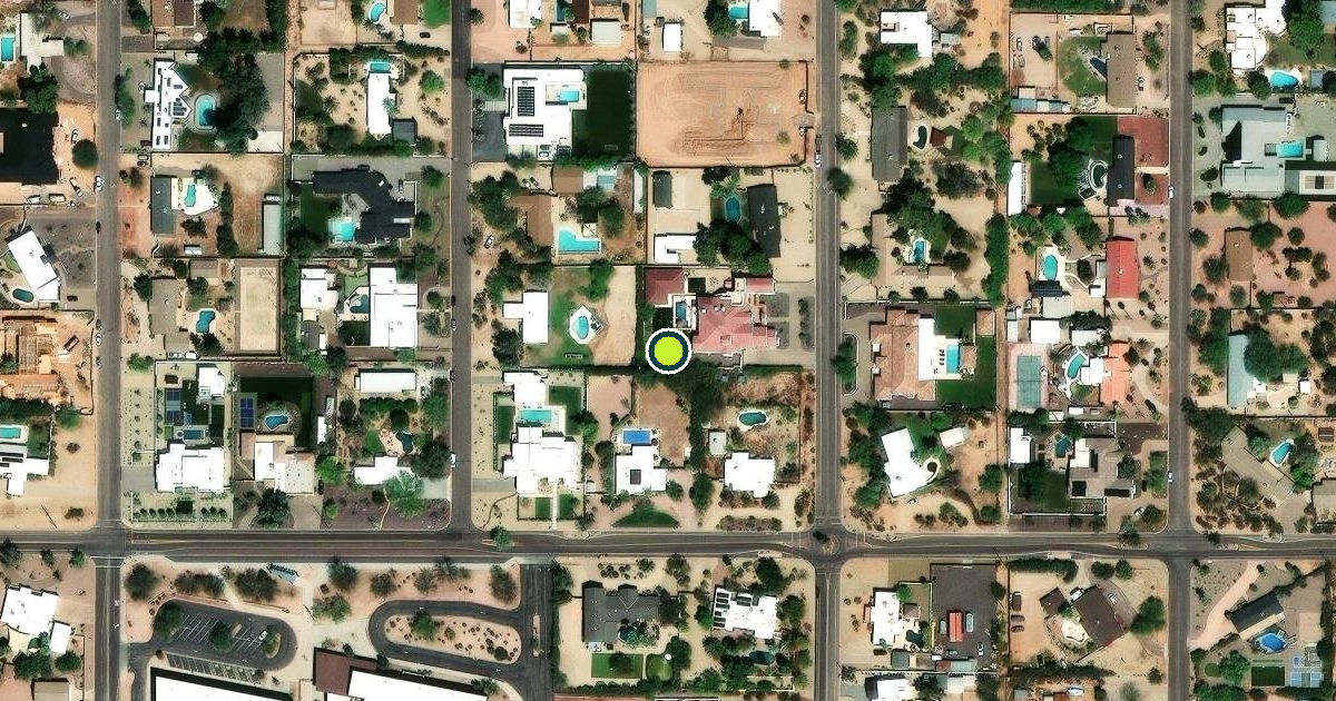 Satellite view of Scottsdale Pickleball Courts