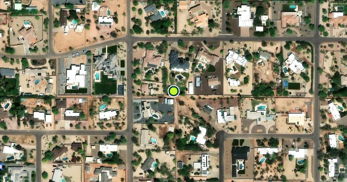 Satellite view of Scottsdale Pickleball Courts