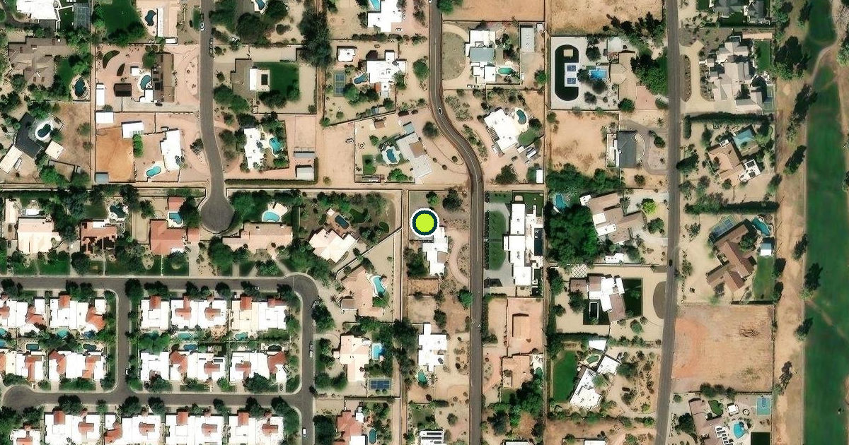 Satellite view of Scottsdale Pickleball Courts