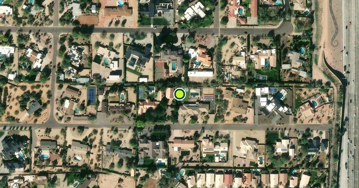 Satellite view of Scottsdale Pickleball Courts