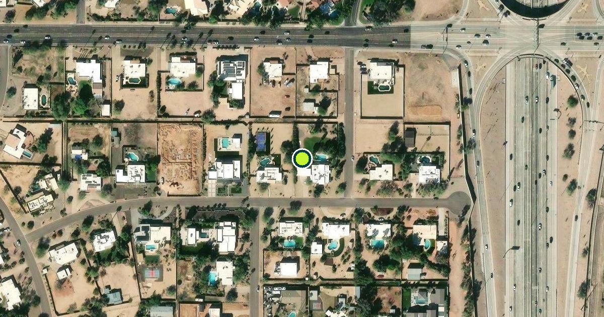 Satellite view of Scottsdale Pickleball Courts