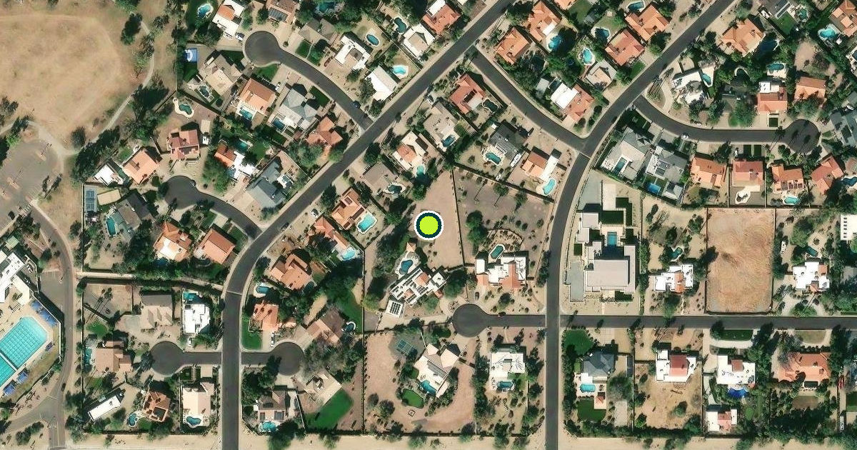 Satellite view of Scottsdale Pickleball Courts