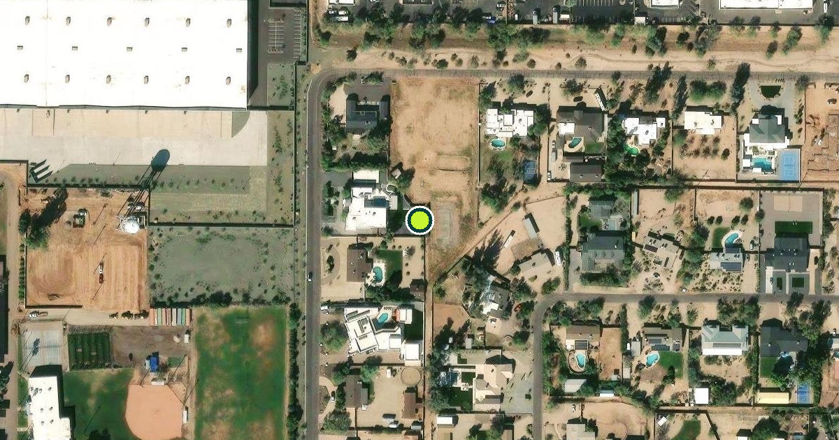 Satellite view of Scottsdale Pickleball Courts