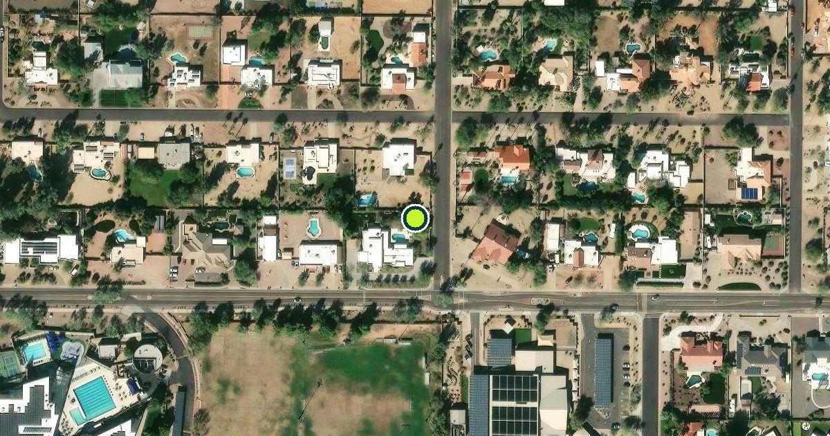 Satellite view of Scottsdale Pickleball Courts