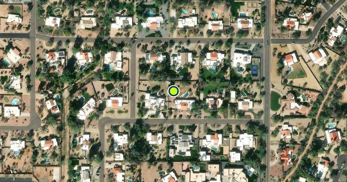 Satellite view of Scottsdale Pickleball Courts