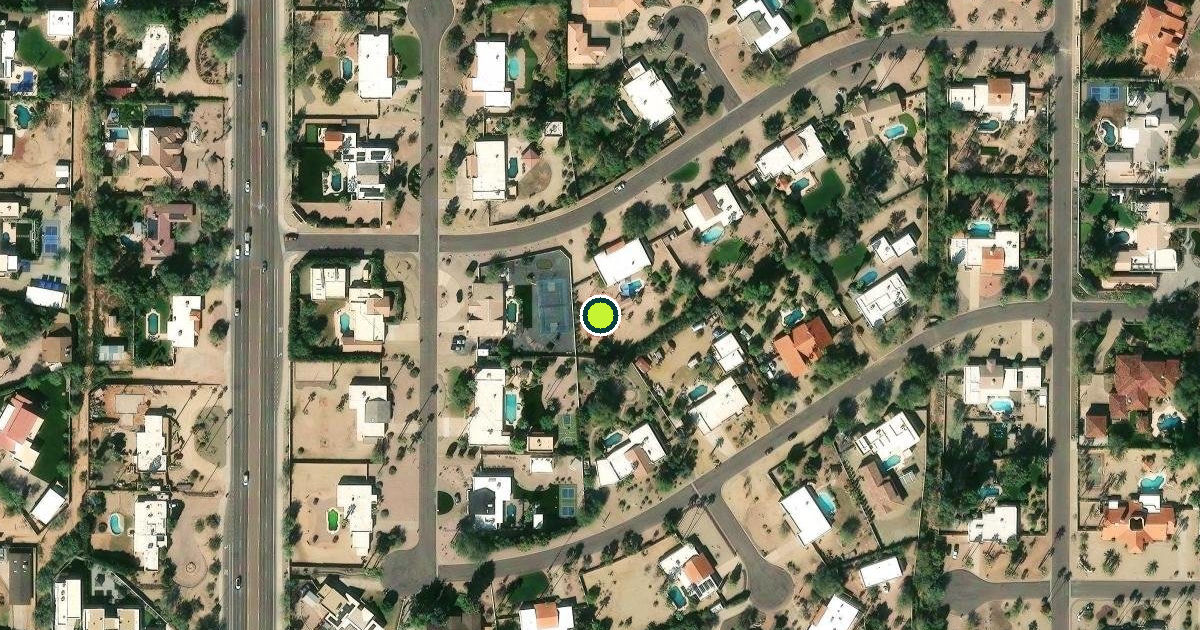 Satellite view of Scottsdale Pickleball Courts