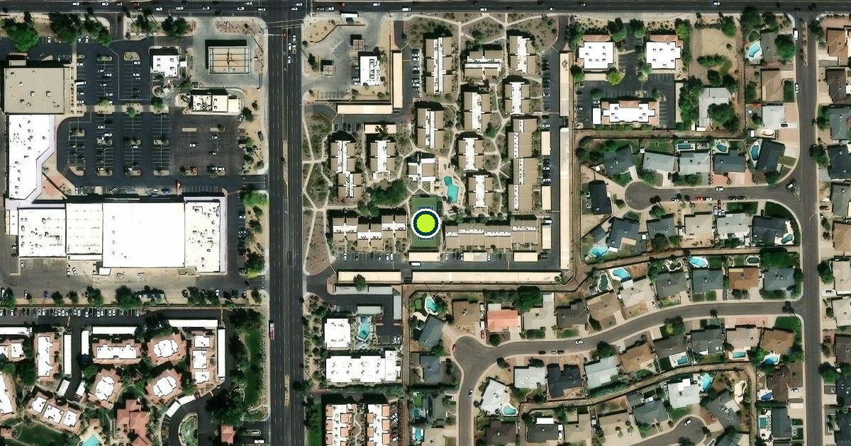 Satellite view of Scottsdale Pickleball Courts