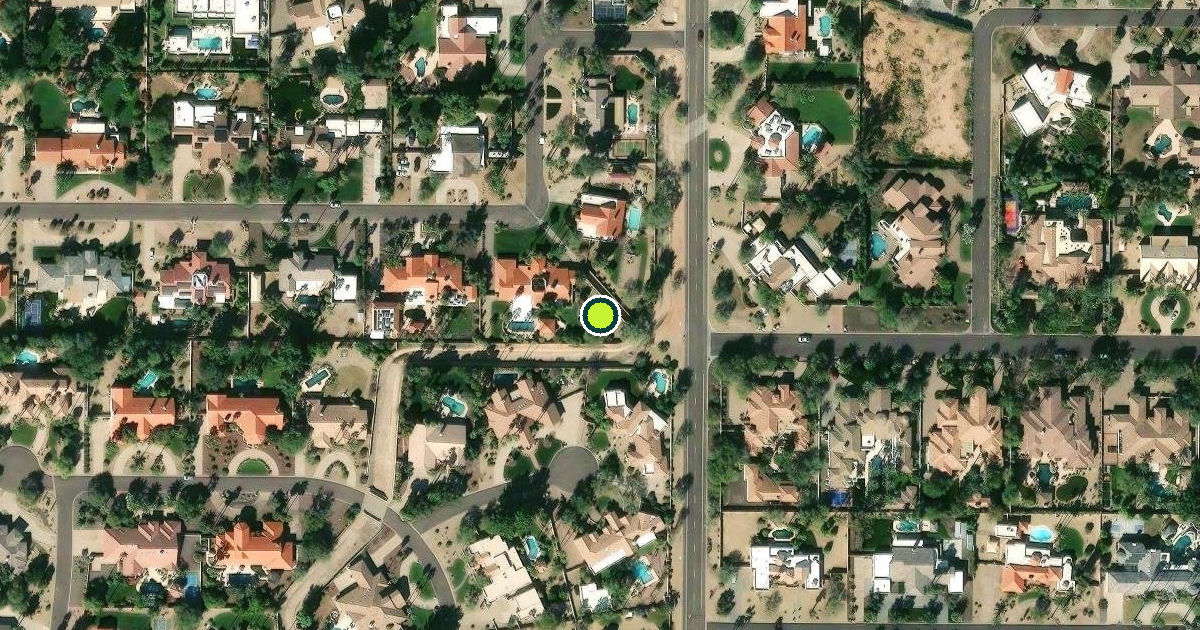 Satellite view of Scottsdale Pickleball Courts