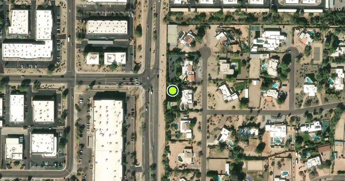 Satellite view of Scottsdale Pickleball Courts