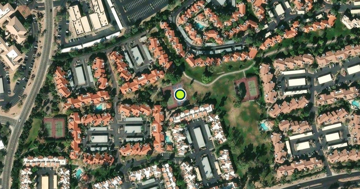 Satellite view of Scottsdale Pickleball Courts