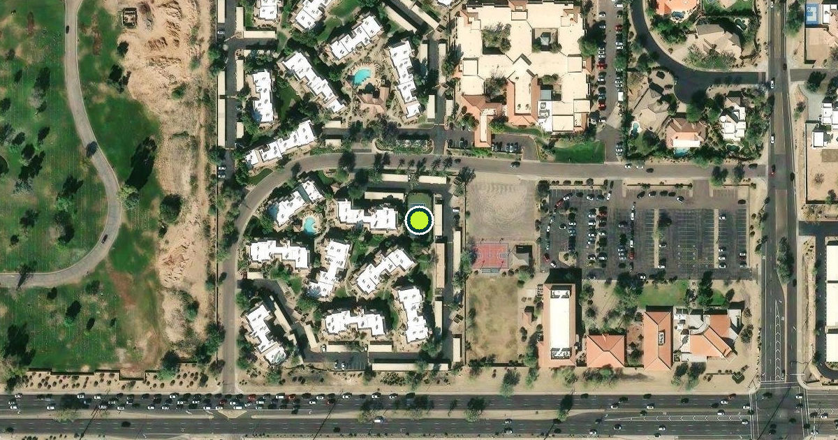Satellite view of Scottsdale Pickleball Courts