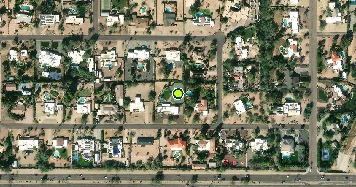 Satellite view of Scottsdale Pickleball Courts