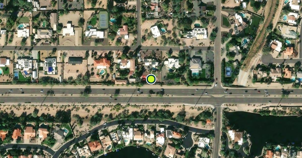Satellite view of Scottsdale Pickleball Courts