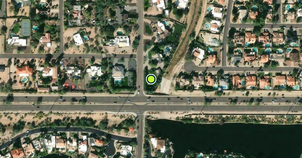 Satellite view of Scottsdale Pickleball Courts