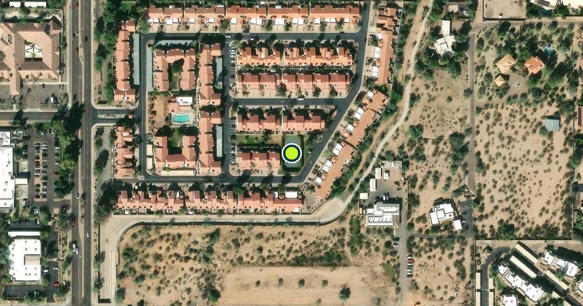 Satellite view of Scottsdale Pickleball Courts