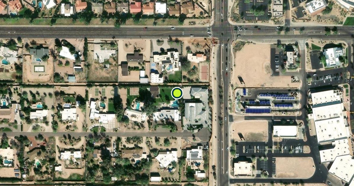 Satellite view of Scottsdale Pickleball Courts
