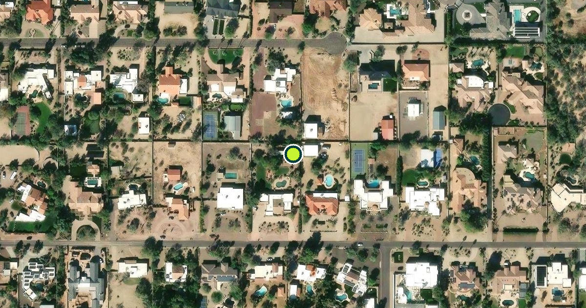 Satellite view of Scottsdale Pickleball Courts
