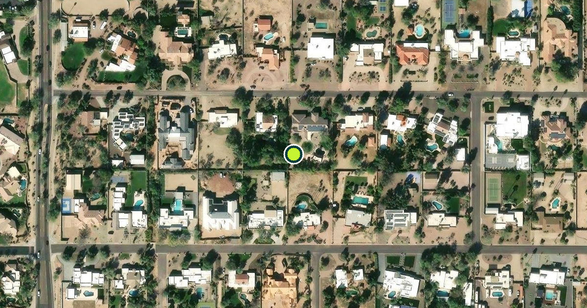 Satellite view of Scottsdale Pickleball Courts