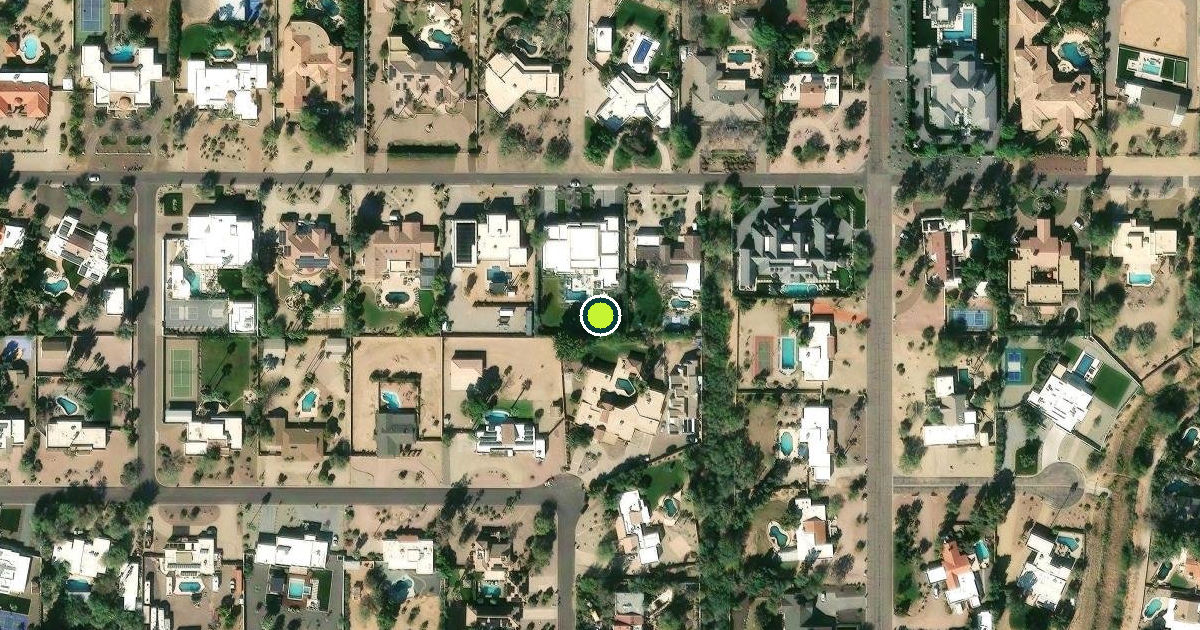 Satellite view of Scottsdale Pickleball Courts