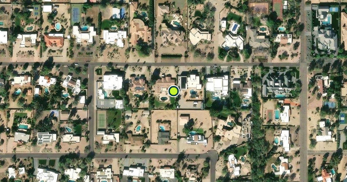 Satellite view of Scottsdale Pickleball Courts