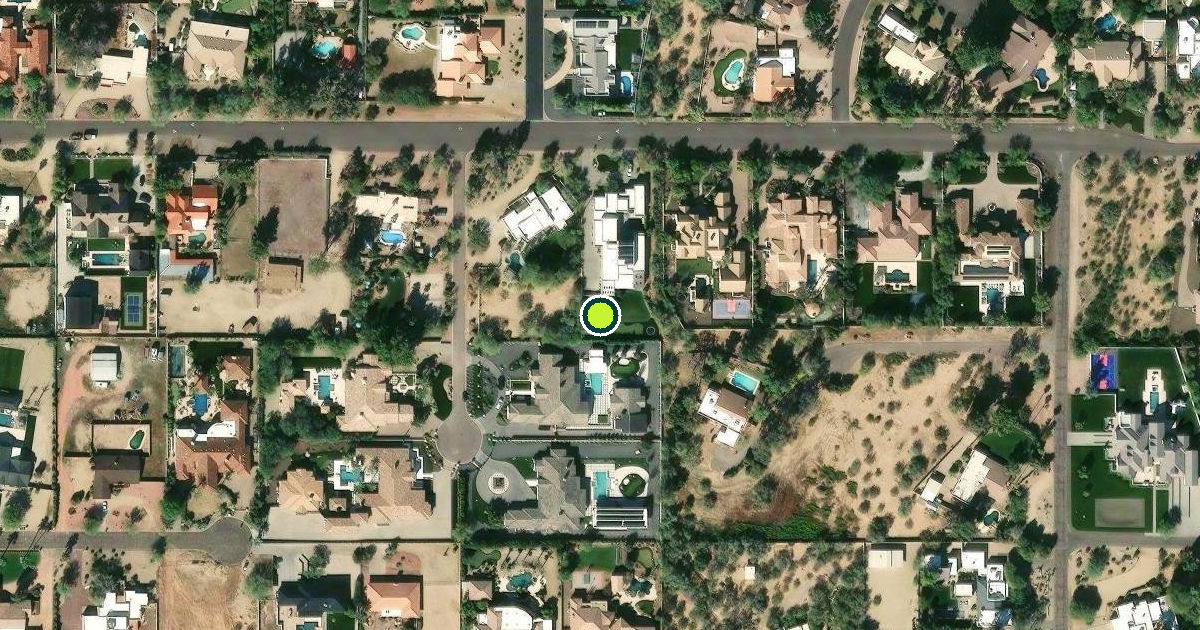 Satellite view of Scottsdale Pickleball Courts
