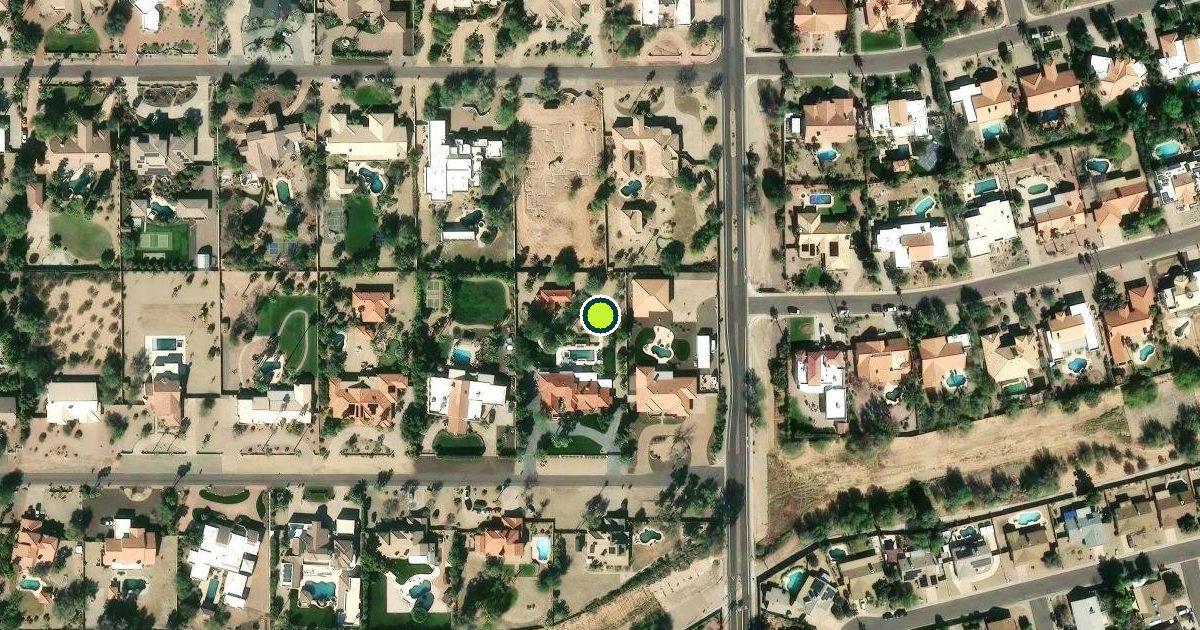 Satellite view of Scottsdale Pickleball Courts
