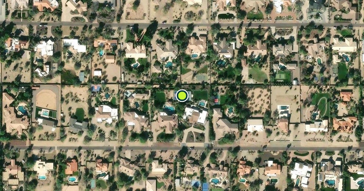 Satellite view of Scottsdale Pickleball Courts