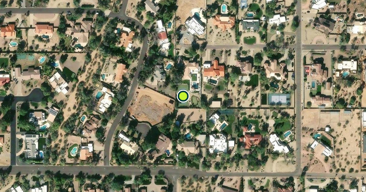 Satellite view of Scottsdale Pickleball Courts