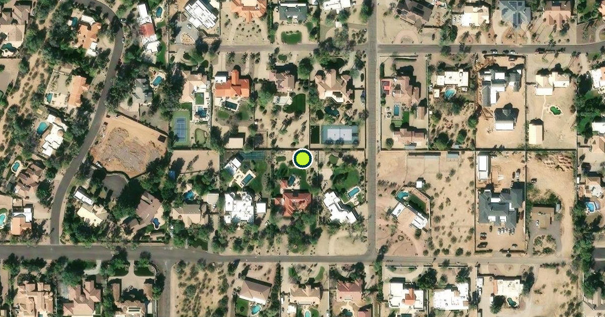 Satellite view of Scottsdale Pickleball Courts