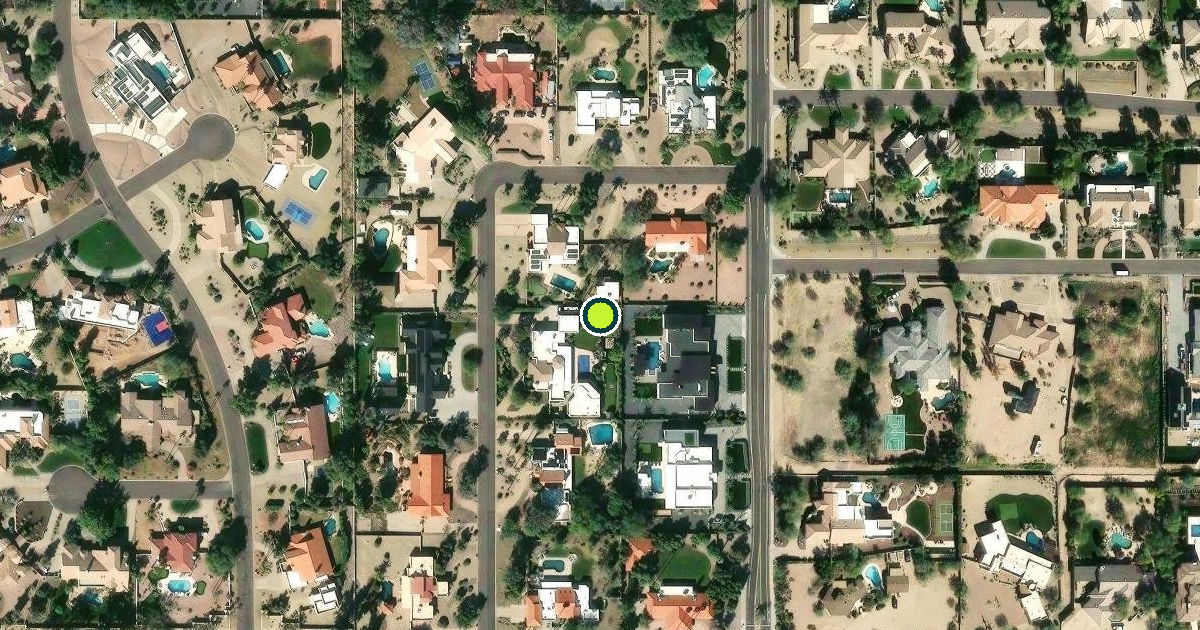 Satellite view of Scottsdale Pickleball Courts