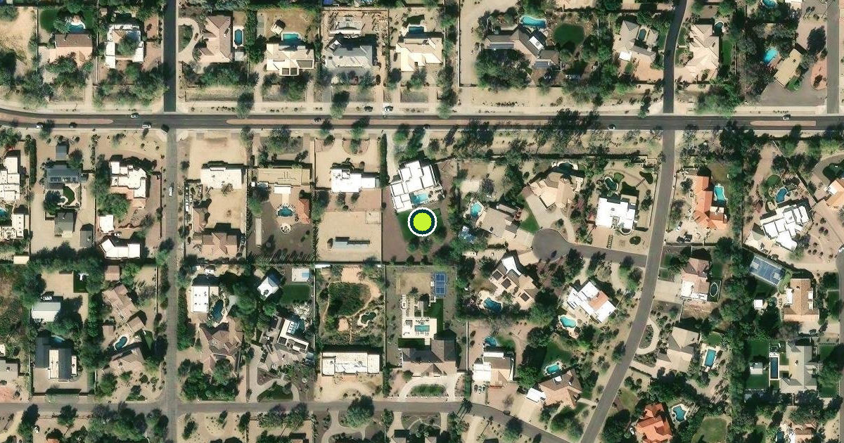 Satellite view of Scottsdale Pickleball Courts