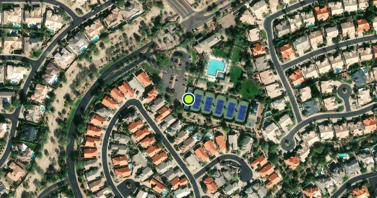 Satellite view of Scottsdale Pickleball Courts