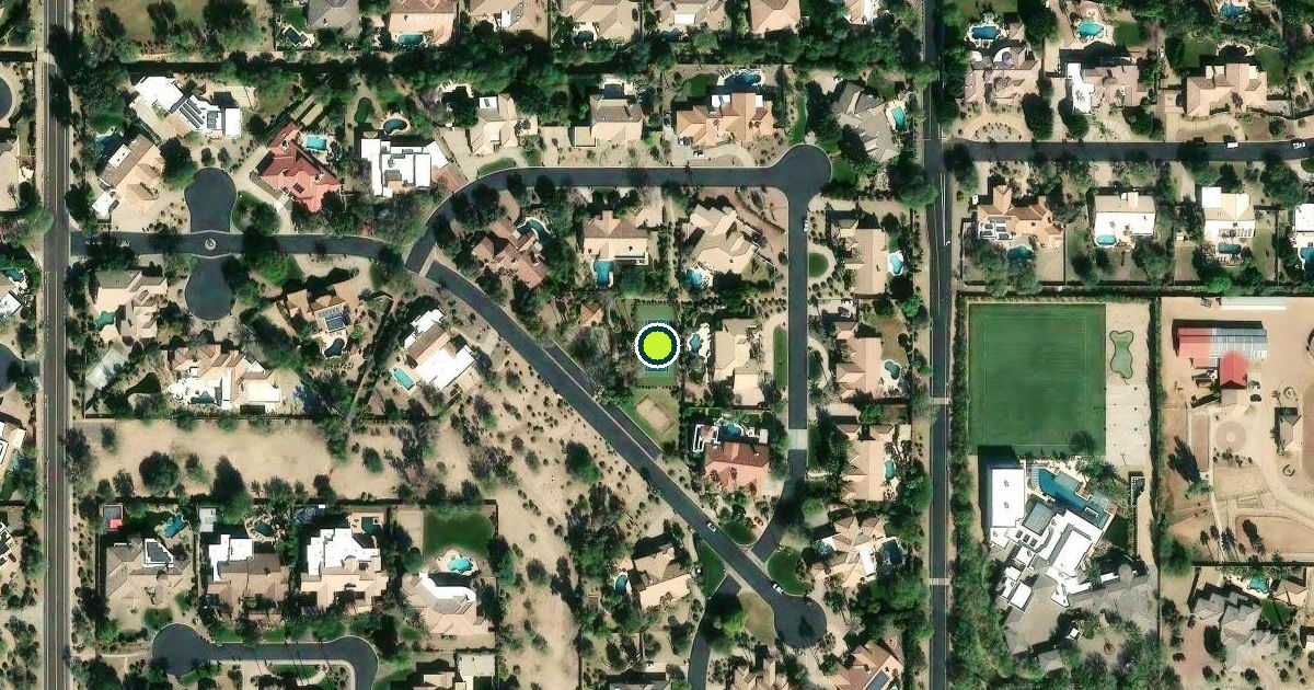 Satellite view of Scottsdale Pickleball Courts