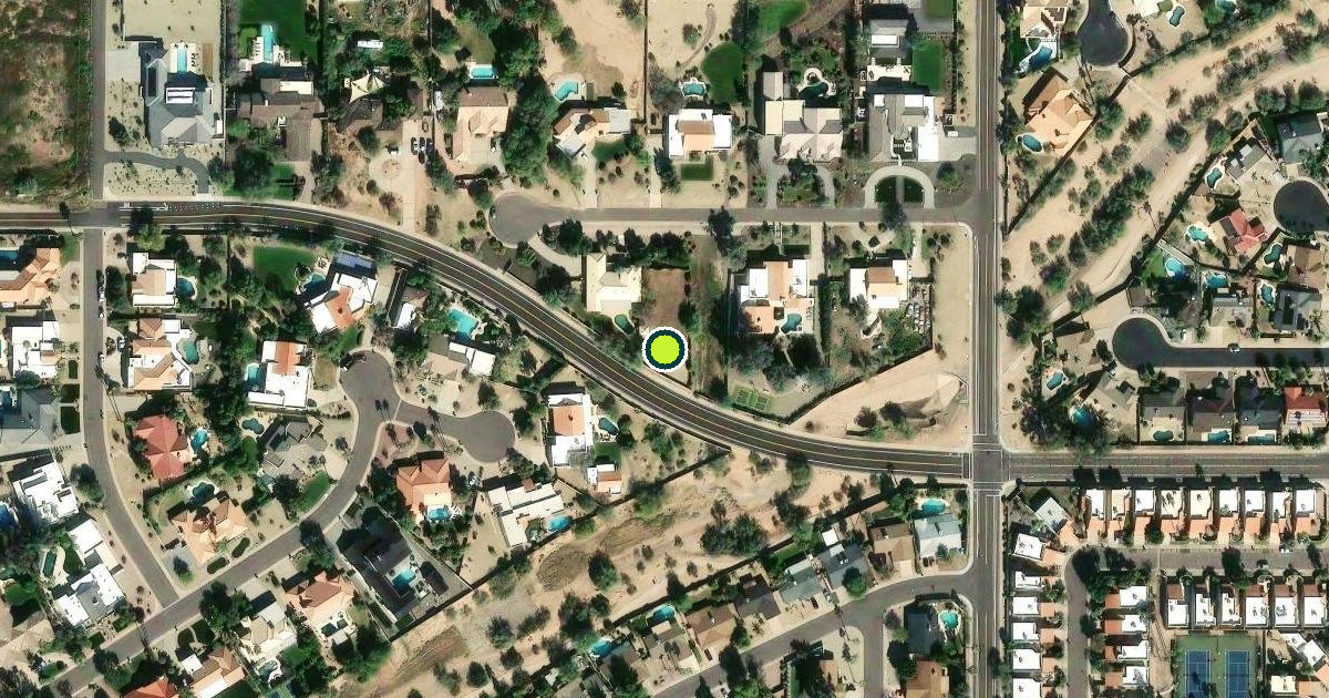 Satellite view of Scottsdale Pickleball Courts