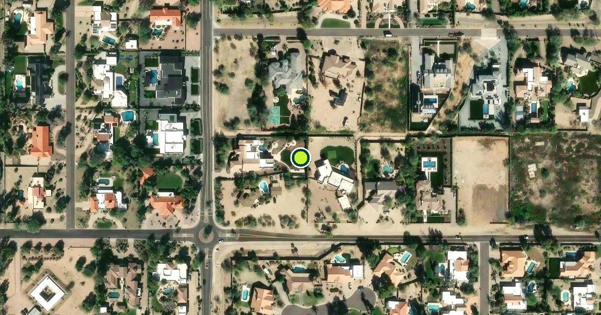 Satellite view of Scottsdale Pickleball Courts