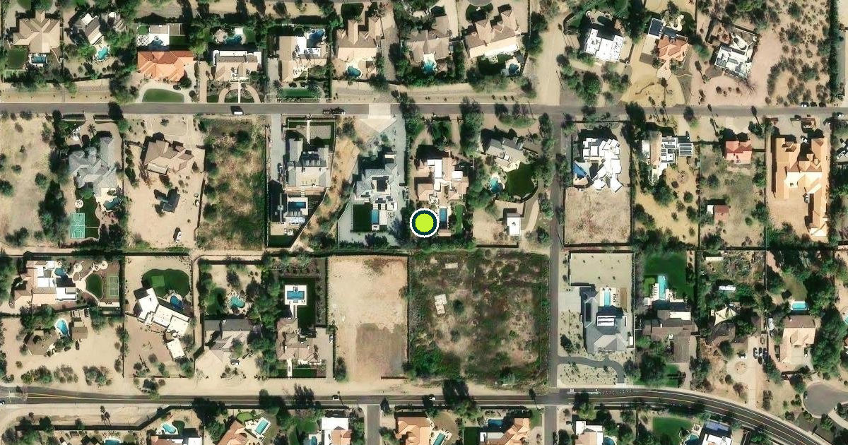 Satellite view of Scottsdale Pickleball Courts