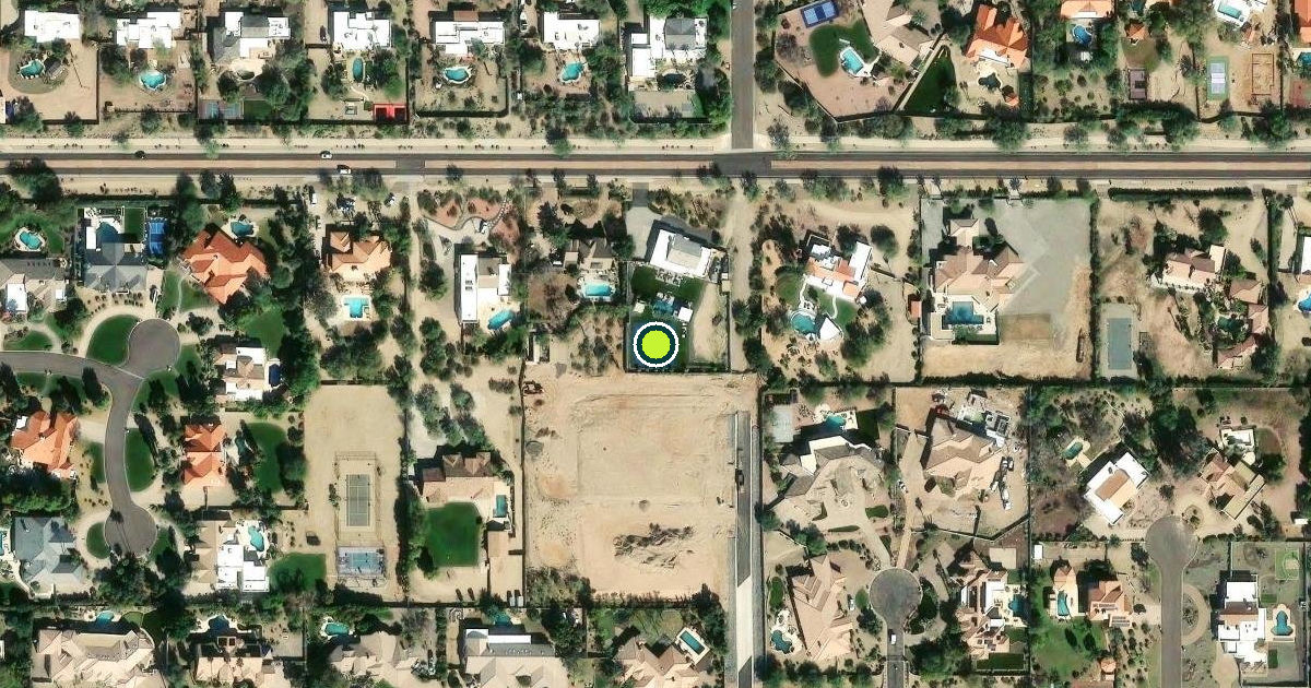 Satellite view of Scottsdale Pickleball Courts