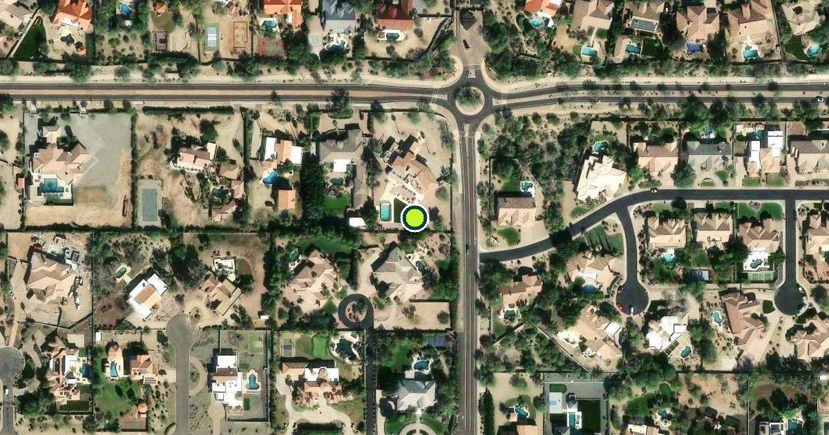 Satellite view of Scottsdale Pickleball Courts