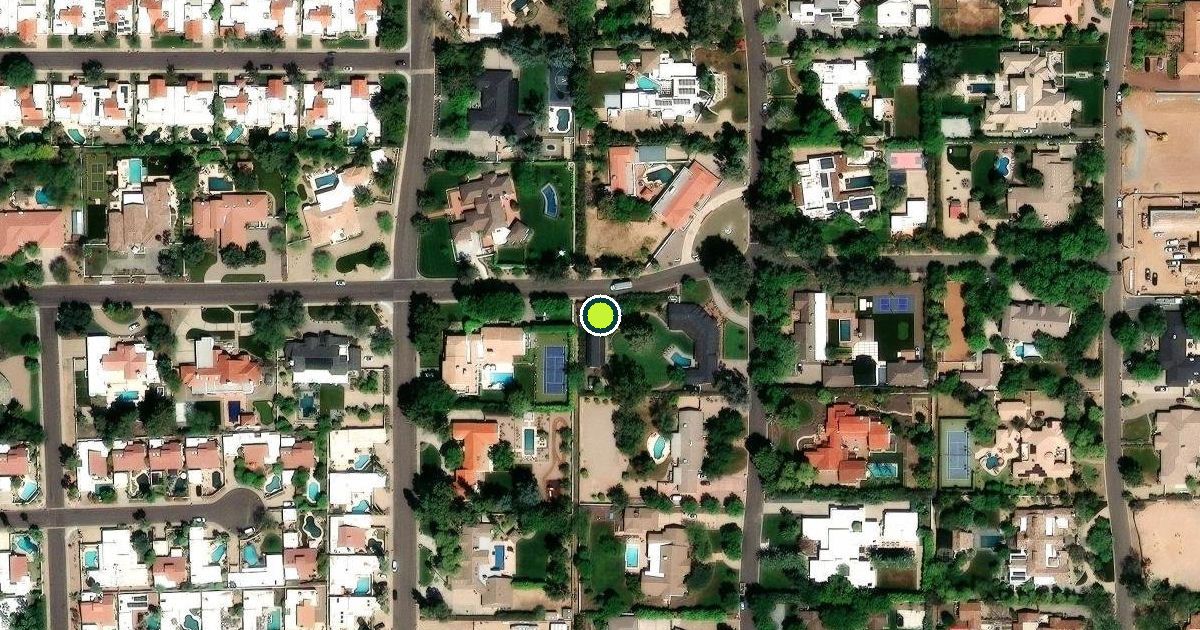 Satellite view of Scottsdale Pickleball Courts