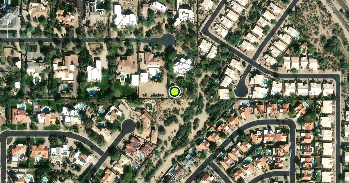 Satellite view of Scottsdale Pickleball Courts