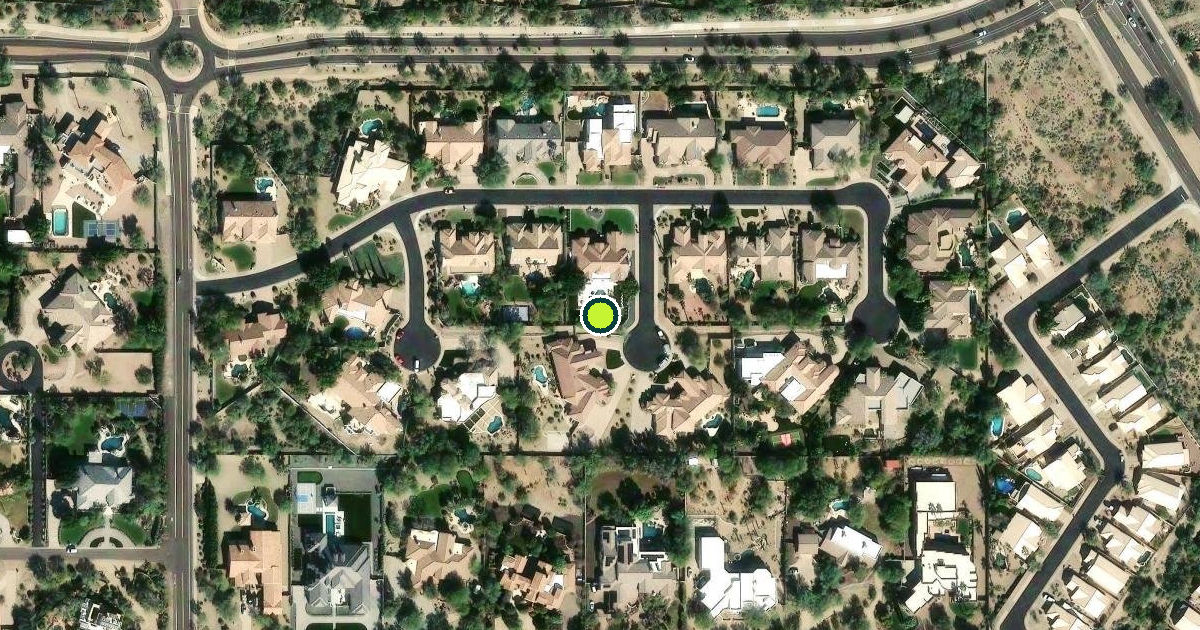 Satellite view of Scottsdale Pickleball Courts