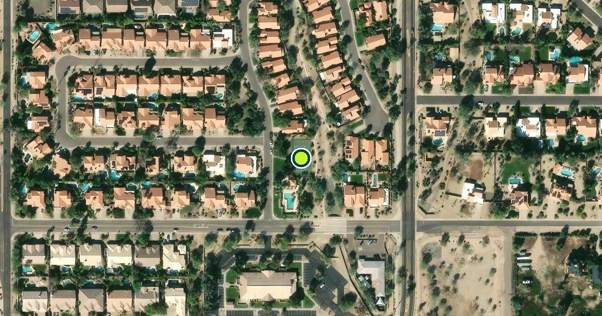 Satellite view of Scottsdale Pickleball Courts