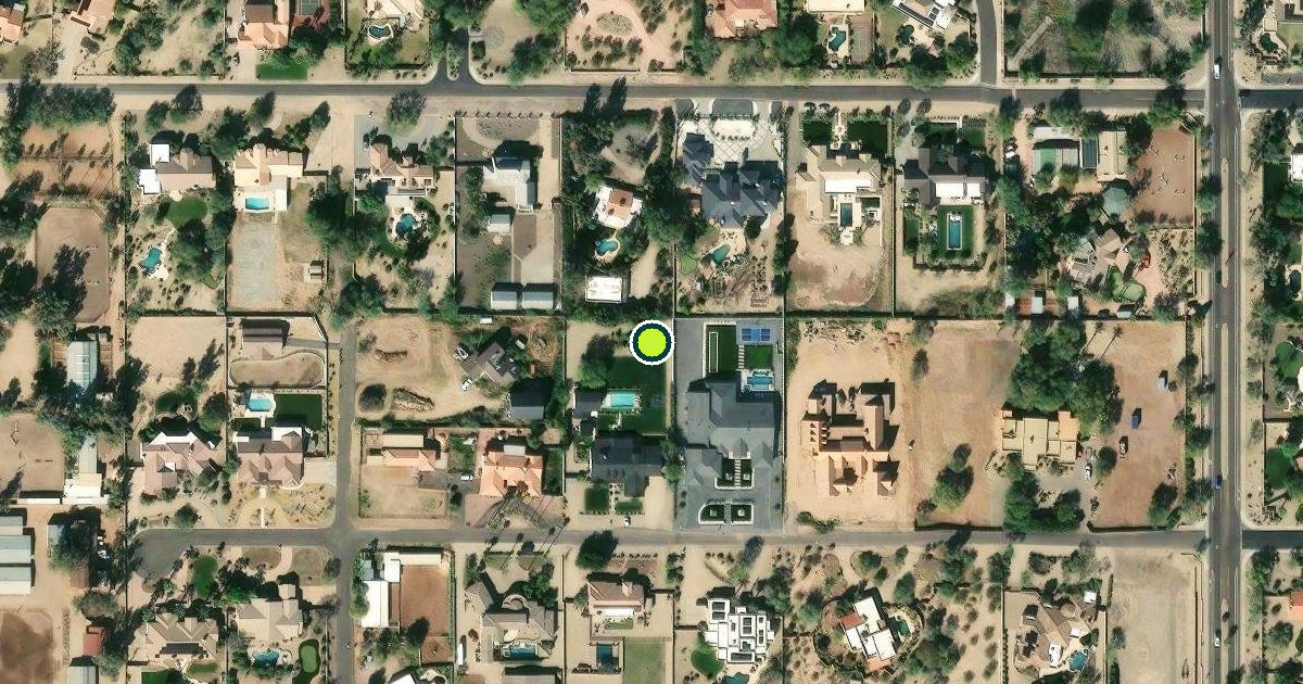 Satellite view of Scottsdale Pickleball Courts