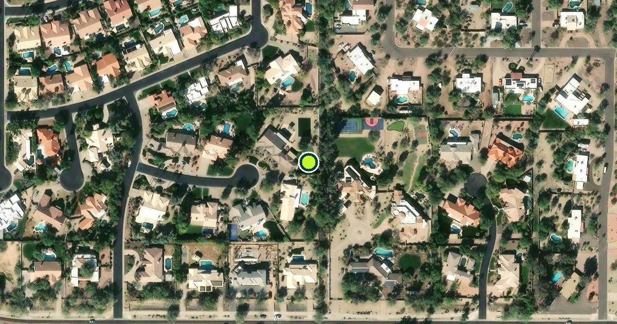 Satellite view of Scottsdale Pickleball Courts