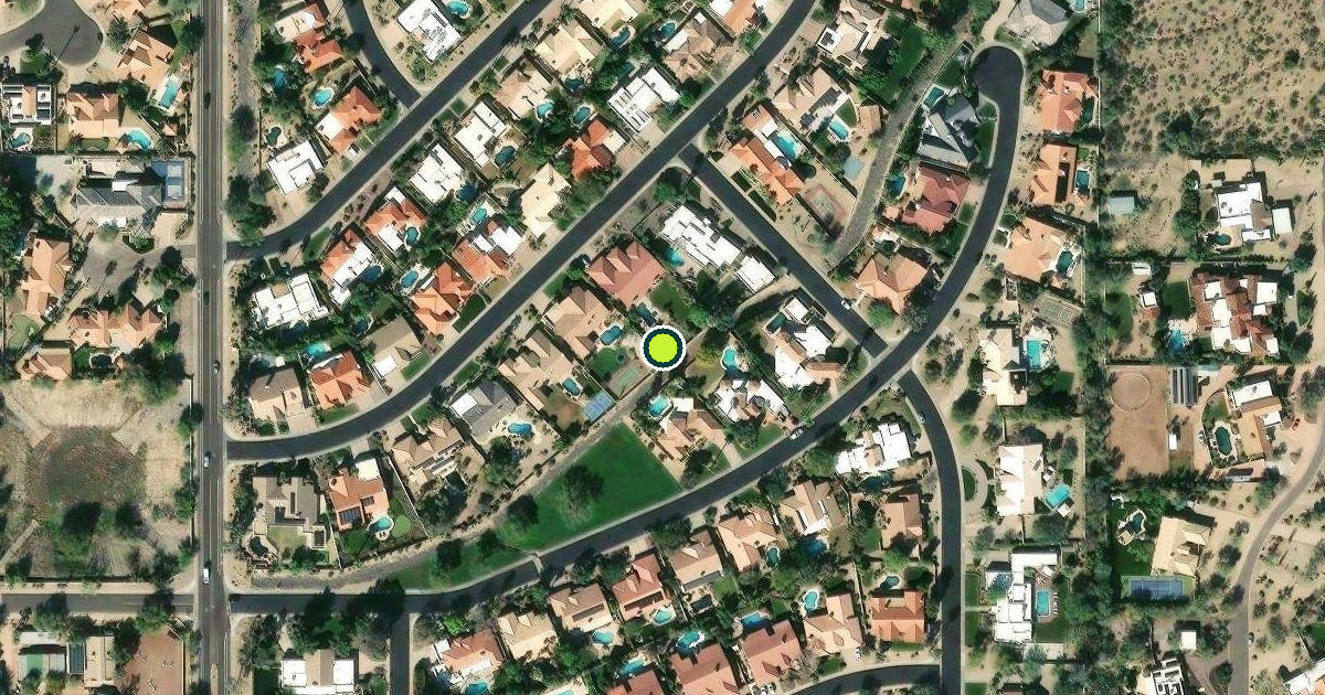 Satellite view of Scottsdale Pickleball Courts