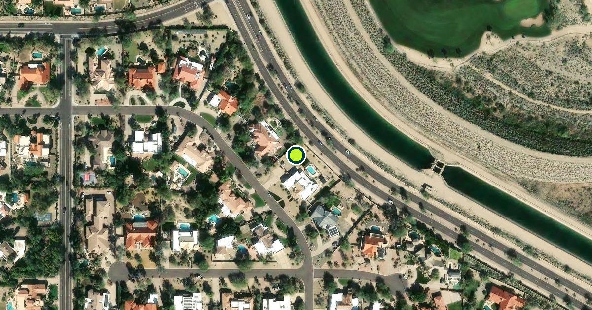 Satellite view of Scottsdale Pickleball Courts