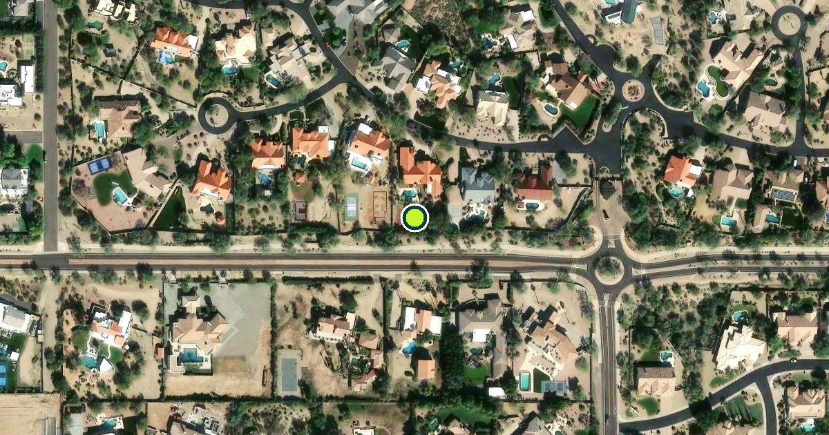 Satellite view of Scottsdale Pickleball Courts